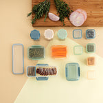 Stapelbares luftdichtes Küchenbehälterset Quid Minimal 5 x 5 x 6 cm 6 Stücke