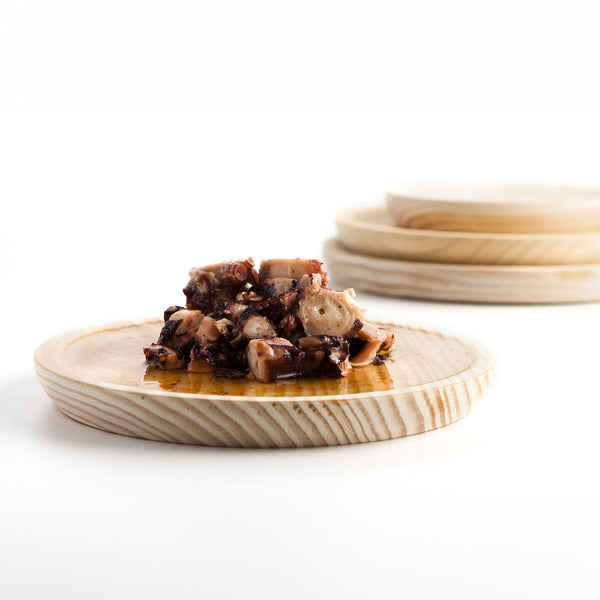 Tablett für Snacks Quid Professional Pulpo Beige 18 cm 4 Stück