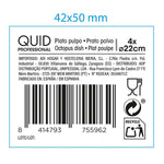 Tablett für Snacks Quid Professional Pulpo Beige 22 cm 4 Stück