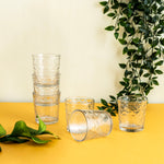 Wasserglas Quid Rombos Durchsichtig Glas 260 ml (6 Stück)