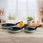 Pfannen-Set Quid Tropic grün Metall 3 Stücke