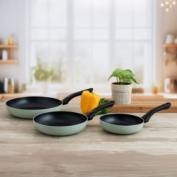 Pfannen-Set Quid Tropic grün Metall 3 Stücke