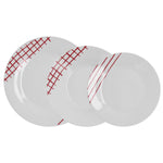 Geschirr Quid Kansas Rot aus Keramik 18 Stücke