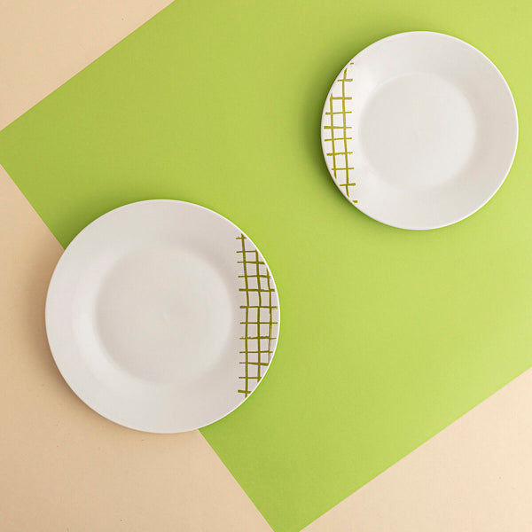 Geschirr Quid Kansas grün aus Keramik 18 Stücke