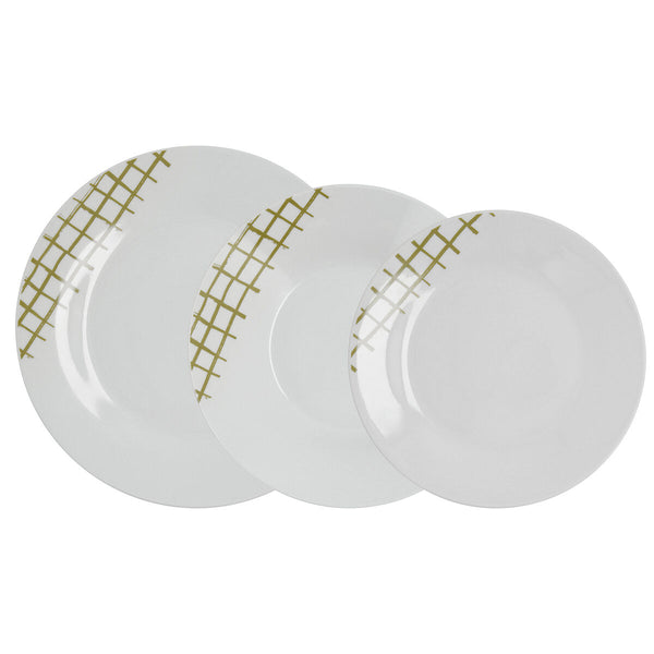 Geschirr Quid Kansas grün aus Keramik 18 Stücke