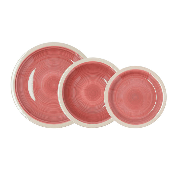 Geschirr Quid Calypso Rot aus Keramik 18 Stücke