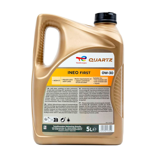 Auto-Motoröl Totalenergies Ineo First 0W30 5 L