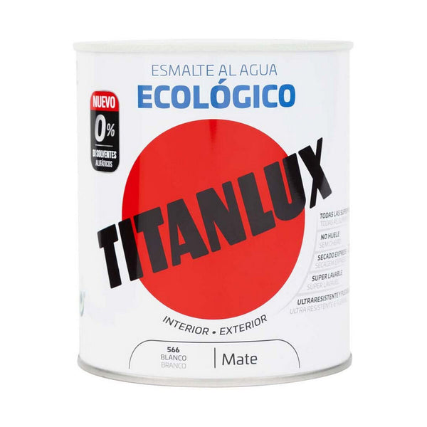 Acryl-Emaille Titanlux 02t056614 Acryl-Emaille Weiß 250 ml Ökologisch