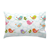 Bettbezug-Set HappyFriday Mr Fox Little birds Bunt Babybettchen 2 Stücke