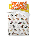 Bettbezug-Set HappyFriday Mr Fox Dogs Bunt Babybettchen 2 Stücke