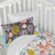 Bettbezug-Set HappyFriday Moshi Moshi Woodland Bunt Babybettchen 2 Stücke