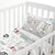 Bettbezug-Set HappyFriday Moshi Moshi Best Buddies Bunt Babybettchen 2 Stücke