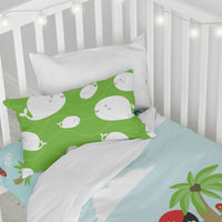 Bettbezug-Set HappyFriday Happynois Pirata Bunt Babybettchen 2 Stücke