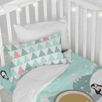Bettbezug-Set HappyFriday Happynois Skymo Day Bunt Babybettchen 2 Stücke