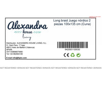 Bettbezug-Set HappyFriday Mr Fox Long braid  Bunt Babybettchen 2 Stücke
