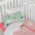 Bettbezug-Set HappyFriday Moshi Moshi Hola Bunt Babybettchen 2 Stücke