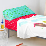 Bettlaken HappyFriday MR FOX Bunt Einzelmatratze