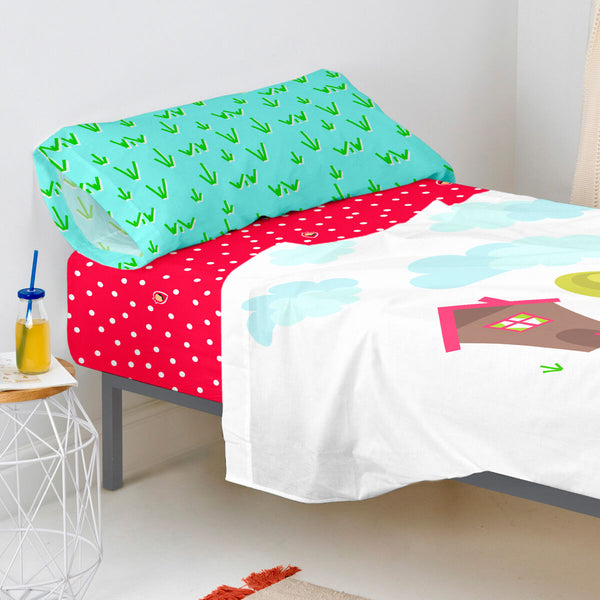 Bettlaken HappyFriday MR FOX Bunt Einzelmatratze