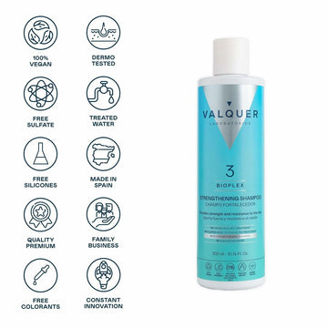 Kräftigendes Shampoo Valquer Nº 3 Bioplex 300 ml