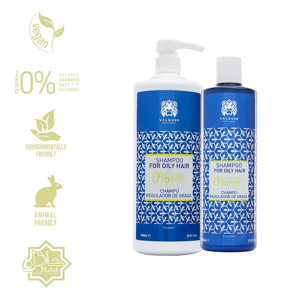 Shampoo für fettendes Haar Valquer SIN SULFATOS 1 L
