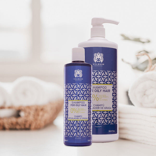 Shampoo für fettendes Haar Valquer SIN SULFATOS 1 L