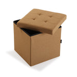 Auseinandernehmbare Truhe Versa Senf Holz MDF 38 x 37,5 x 38 cm