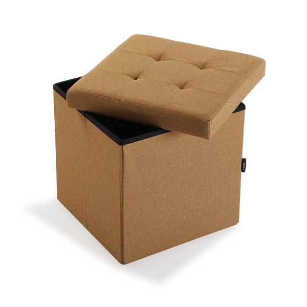 Auseinandernehmbare Truhe Versa Senf Holz MDF 38 x 37,5 x 38 cm