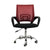 Bürostuhl Versa Schwarz Rot Bunt 51 x 58 cm