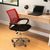Bürostuhl Versa Schwarz Rot Bunt 51 x 58 cm