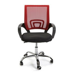 Bürostuhl Versa Schwarz Rot Bunt 51 x 58 cm