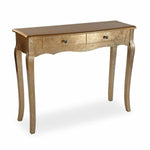 Beistelltisch Versa Cagliari Gold Holz 35 x 80 x 100 cm