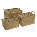 Mehrzweckkorb Versa Textil 22 x 12 x 10 cm 18 x 14 x 28 cm 25 x 15 x 12 cm 28 x 18 x 14 cm