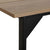 Esstisch Versa Collins Metall Melamine Holz MDF 75 x 80 x 164,5 cm