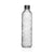 Flasche Versa Durchsichtig Glas Aluminium 1,22 L 8,5 x 33,2 x 8,5 cm