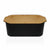 Brotkorb Versa Schwarz Bambus Polypropylen 18,5 x 12 x 33 cm