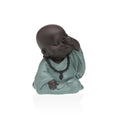 Deko-Figur Versa Harz Buddha 7 x 9,5 x 8 cm
