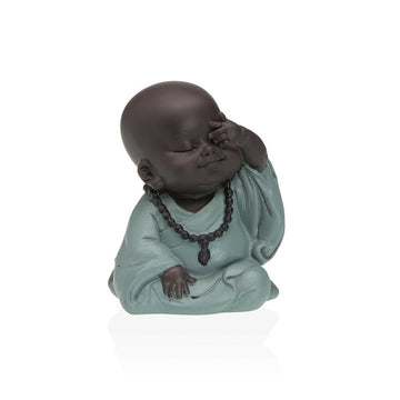 Deko-Figur Versa Harz Buddha 7 x 9,5 x 8 cm