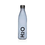 Wasserflasche Versa Blau Glas Aluminium 1 L 8 x 31 x 8 cm