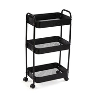 Badezimmerregal Versa Schwarz 30 x 76 x 46 cm