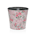 Blumentopf Versa XL Rosa Metall Minimalistisch 16,5 cm