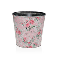 Blumentopf Versa XL Rosa Metall Minimalistisch 16,5 cm