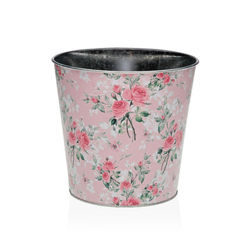 Blumentopf Versa XL Rosa Metall Minimalistisch 16,5 cm