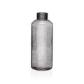 Wasserflasche Versa Grau Glas Aluminium 1 L 8,3 x 23,5 x 8,3 cm