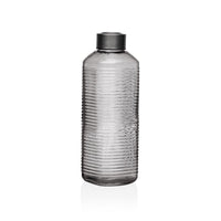 Wasserflasche Versa Grau Glas Aluminium 1 L 8,3 x 23,5 x 8,3 cm