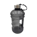 Wasserflasche Versa Grau Silikon Edelstahl Polyäthylen Stahl polystyrol Polyethylenterephthalat (PET) 2 L 13 x 26 x 13 cm