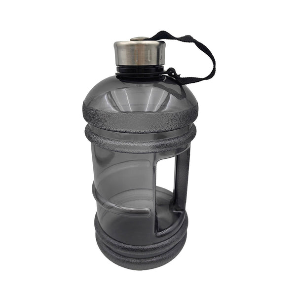Wasserflasche Versa Grau Silikon Edelstahl Polyäthylen Stahl polystyrol Polyethylenterephthalat (PET) 2 L 13 x 26 x 13 cm