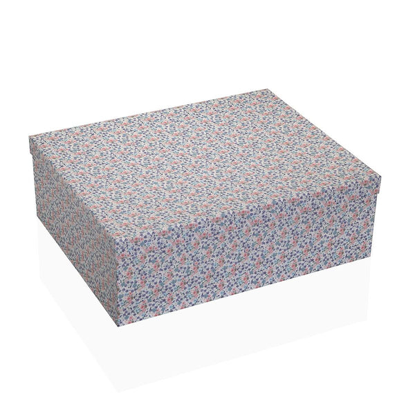 Set dekorativer Karten Versa Rosa Pappe Blomster (15 Stücke)