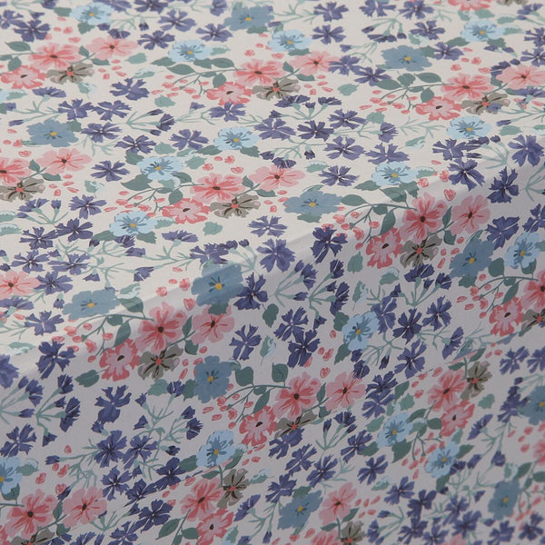 Set dekorativer Karten Versa Rosa Pappe Blomster (15 Stücke)