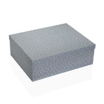 Set dekorativer Karten Versa Grau Pappe Blomster (15 Stücke)