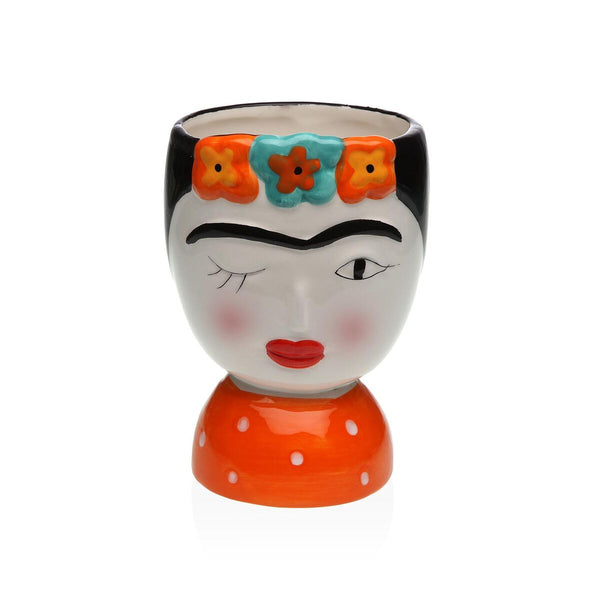 Vase Versa aus Keramik Escandinavo/Nórdico 14,3 X 25,5 X 18,5 CM Frida Kahlo